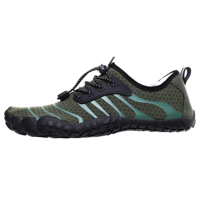 Belles chaussures en amont chaussures hommes wading de plein air chaussures dames cinq doigts de plage chaussures
