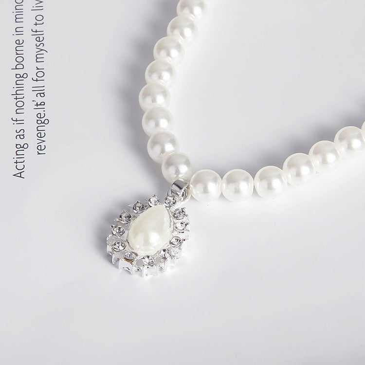 Ensemble collier perle