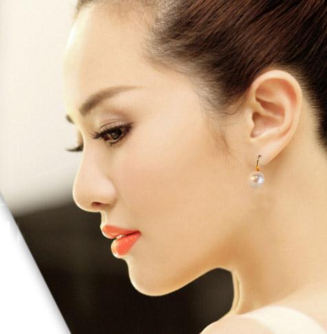 Boucles d'oreilles en perles simples pour femmes