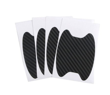 Stickers Poignée de Voiture 4pcs en fibre de carbone