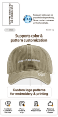 Funny Slogan Utilisé pour être pire Vintage Lavé Chapeau de papa Unisexe Casual Travel Streetwear Baseb