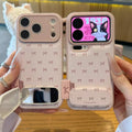 Étui de téléphone à nœuds arc-en-ciel couvrant l'écran entier