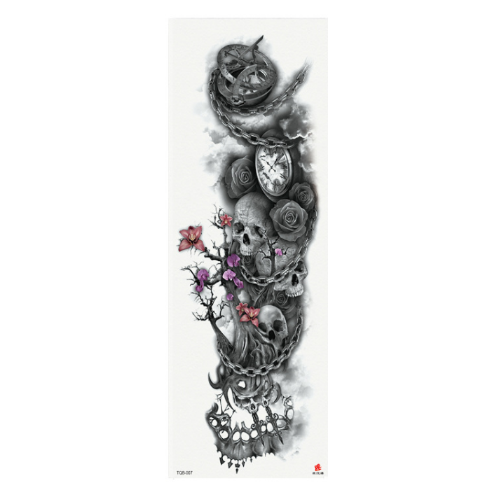 Plein bras étanche tatouage autocollants personnalisés 170 modèles disponibles mode belle simple d