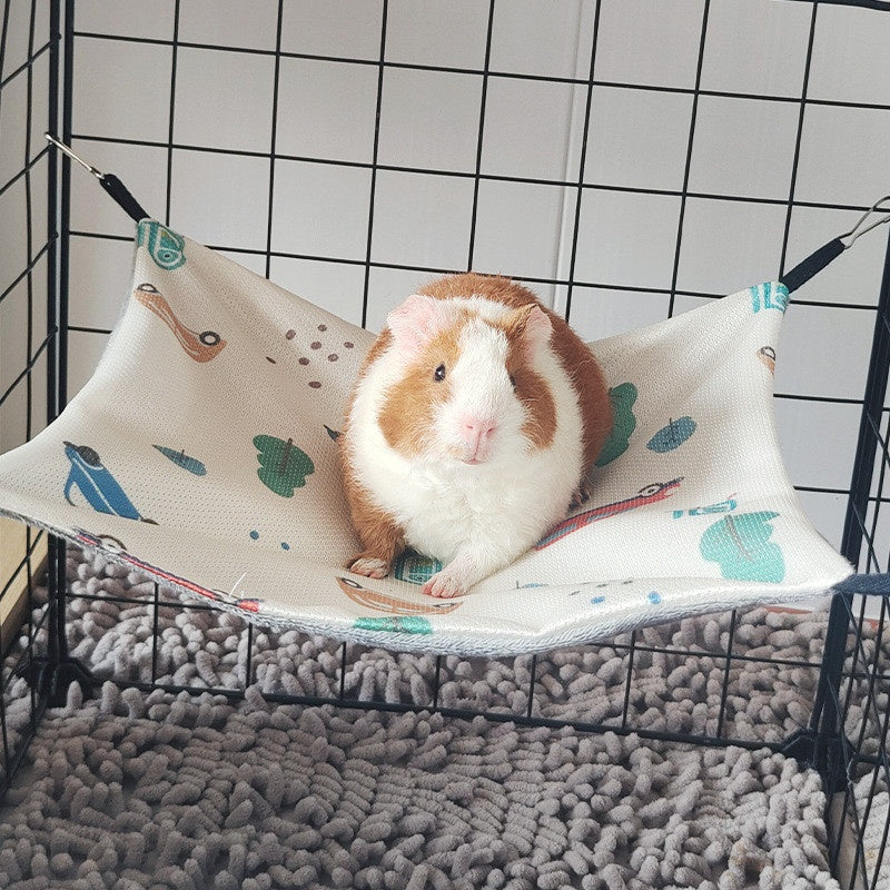 Breathable Ice-Silk Single-Layer Hammock for Small Animals