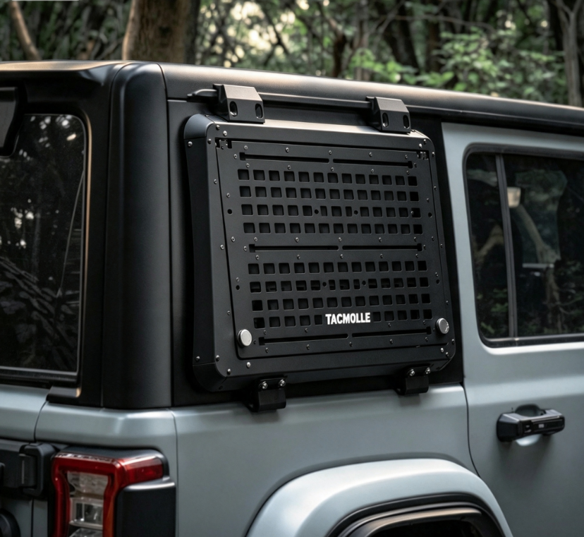Panneau MOLLE Protection de la fenêtre arrière s'adapte Wrangler JL 4 Drs R