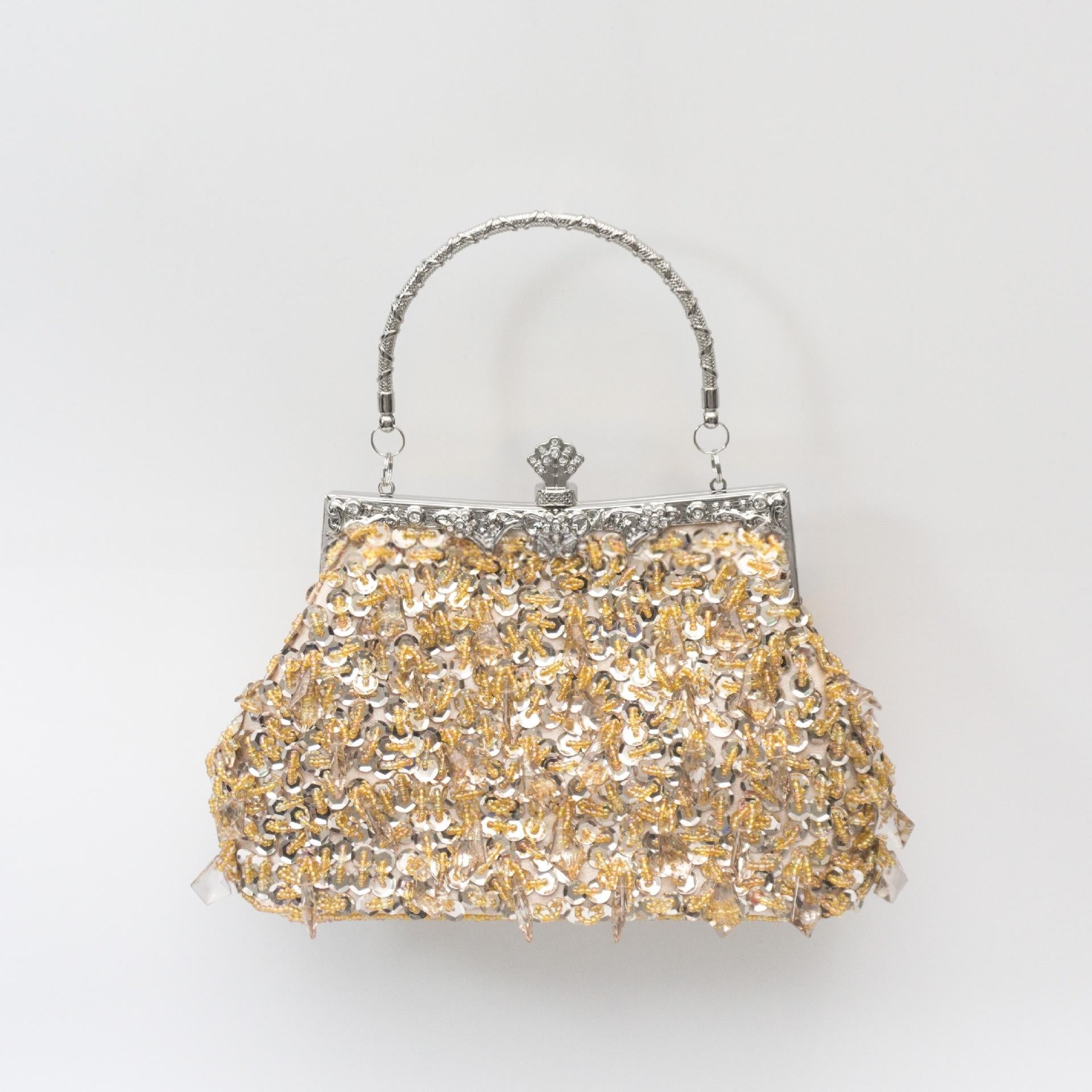 Sac à main en acrylique avec fermeture en pièces