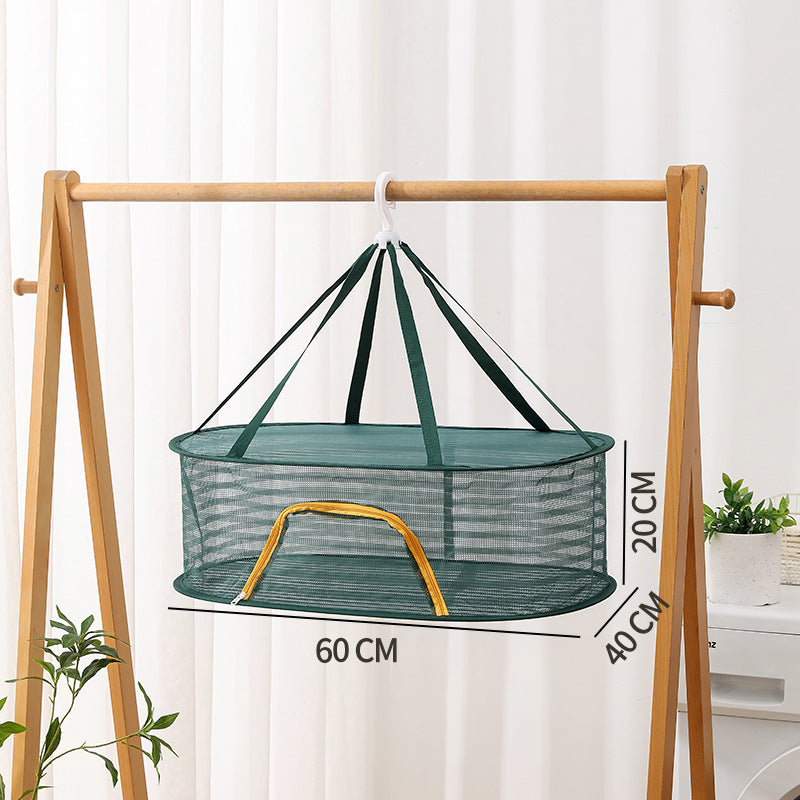 Réseau de suspension Produits secs Artifact Fly Cage Foldable Balcon Les choses de séchage