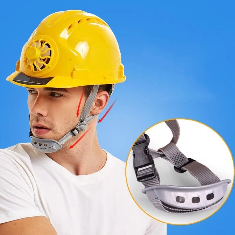 Casque de protection solaire du chantier de construction