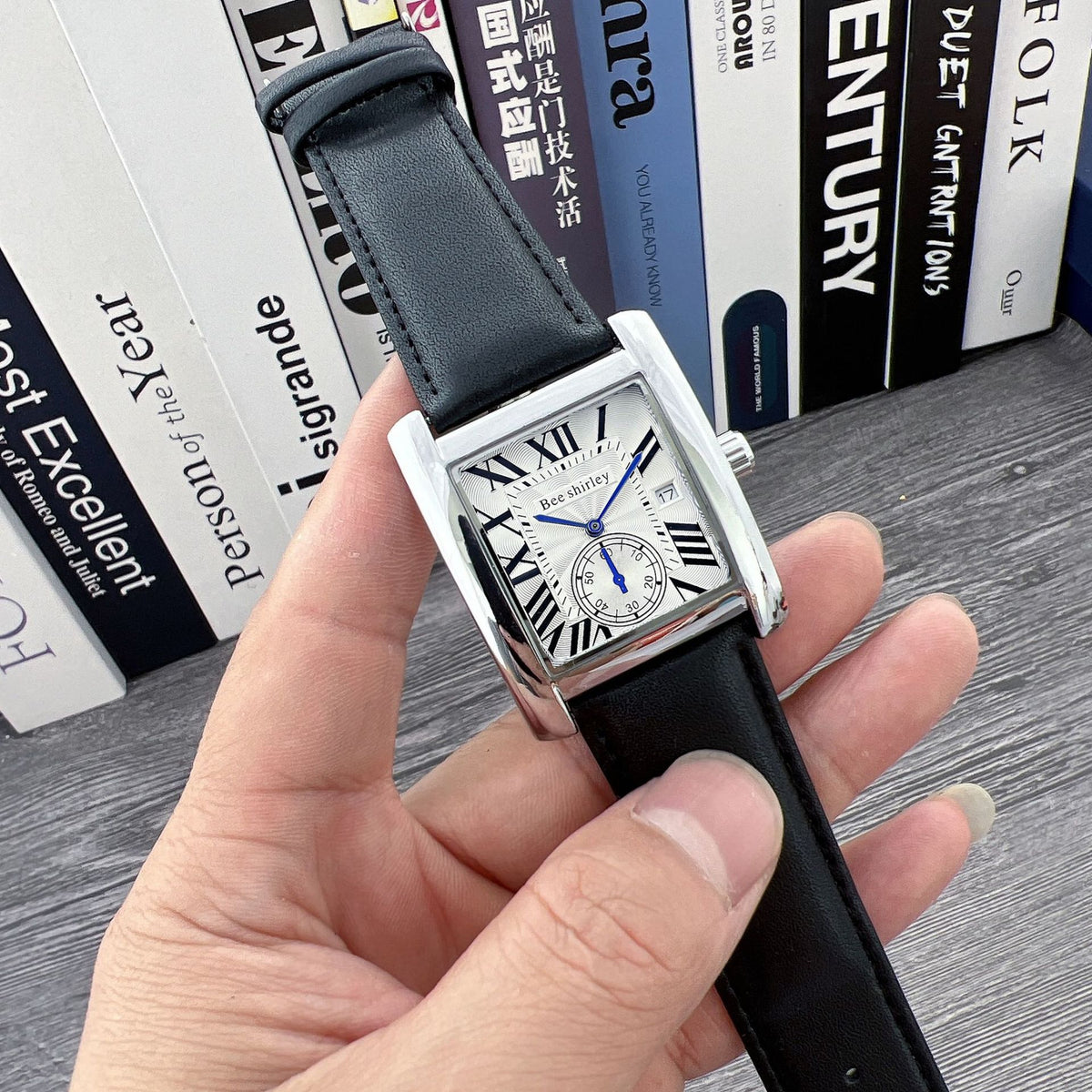 Montres à quartz carré hommes