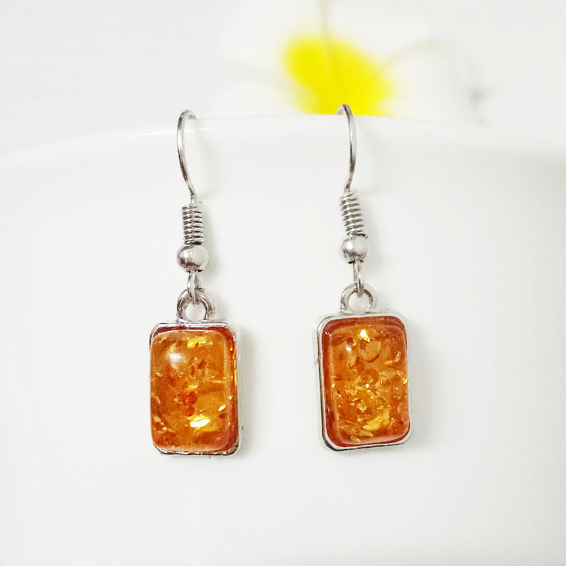 Boucles d'oreilles et colliers en deux parties