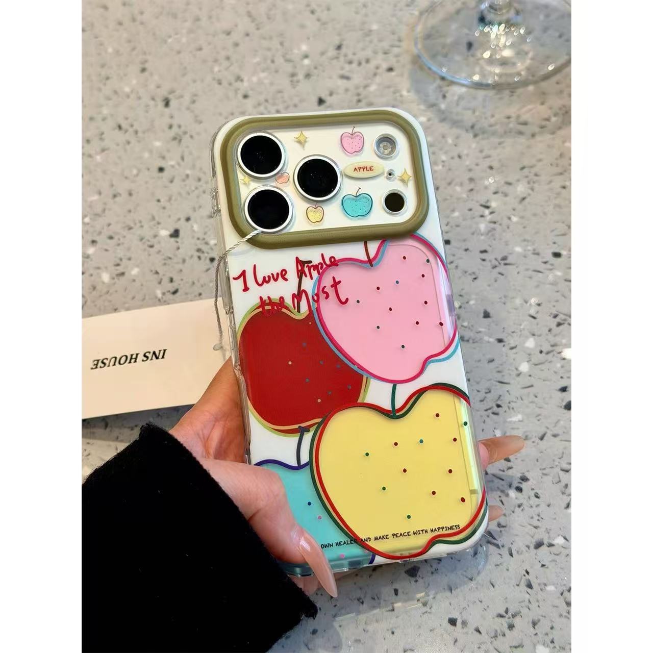 Case de téléphone Graffiti de style Instagram couleur dopamine