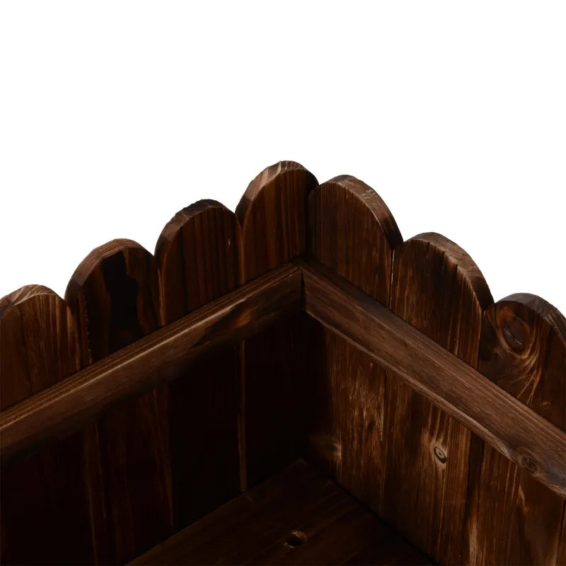 Coffret de planteur surélevé en bois