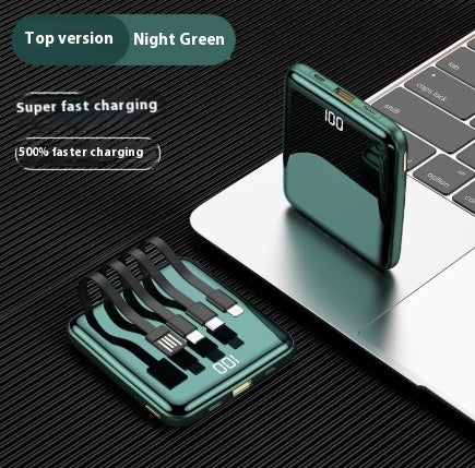 Charge grande capacité Super rapide avec câble Power Bank