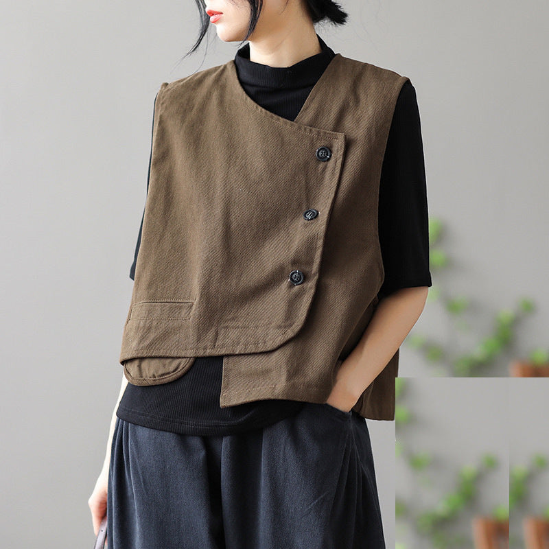Veste casual rétro pour femmes
