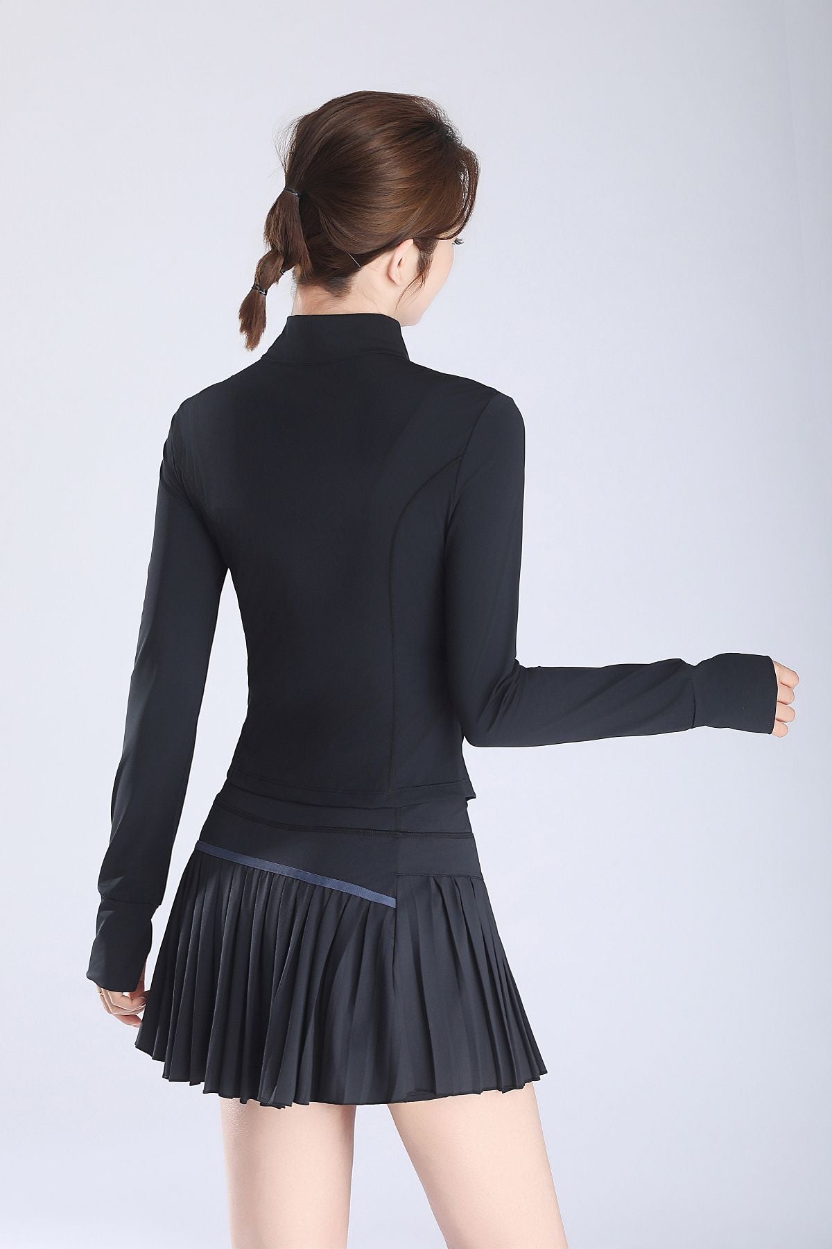 Pour le ramassage Uniquement---Ice Titanium d'origine fils Nylon vêtements écran solaire--noir