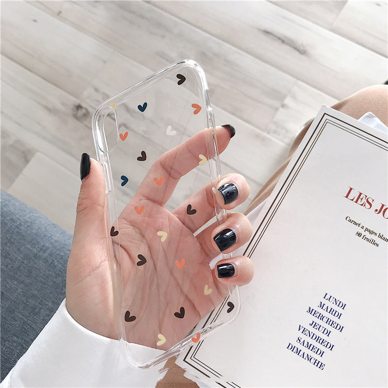 Simple coeur de fleur 6splu XS max / XR cas pour iP 8 / 7plus