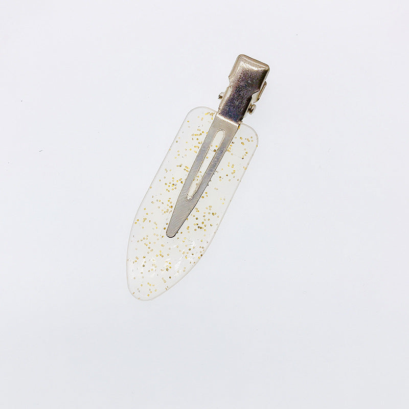 Japonais et coréen Handmade Hair Clips Ins Style Transparent Glitter Girl Seamless Diy Cr