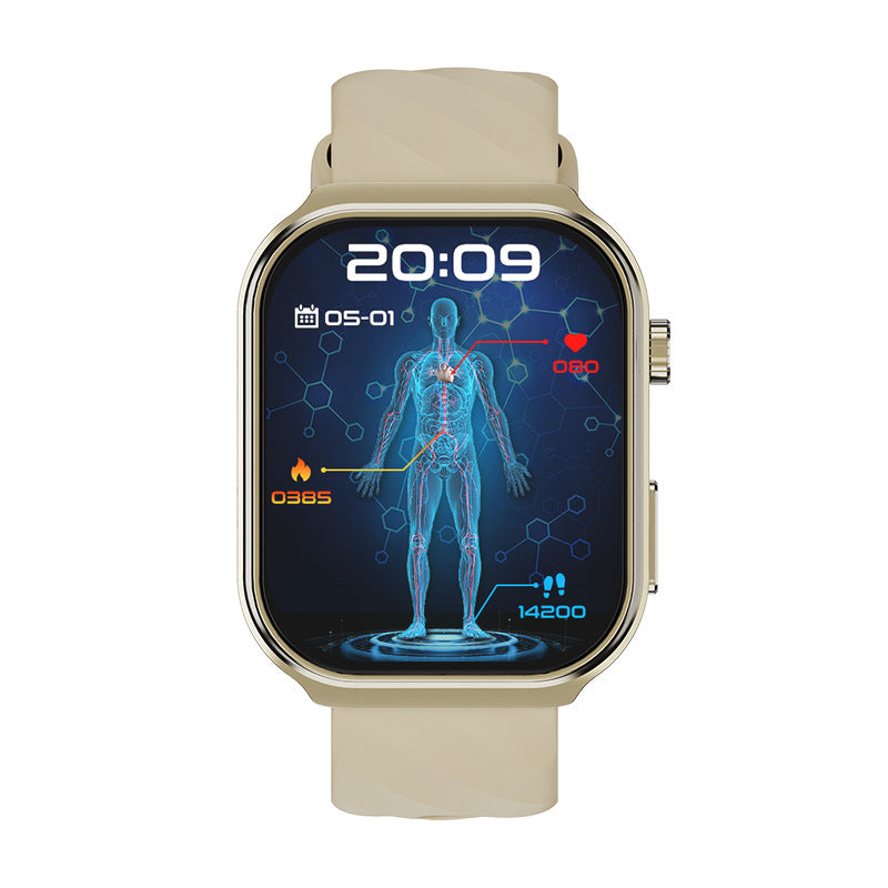 Smart Watch Bluetooth Calling Heart Rate Voice Assistant Étape de compte Sports Watch