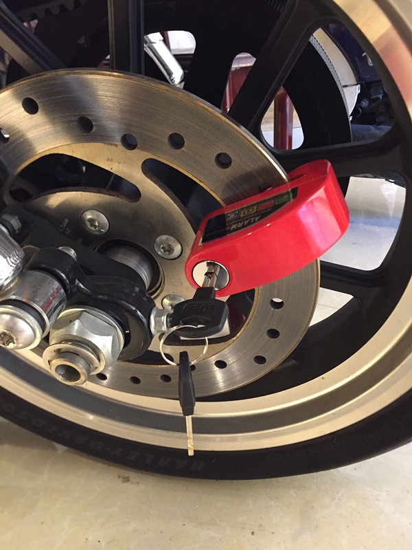 Verrouillage antivol des motocycles