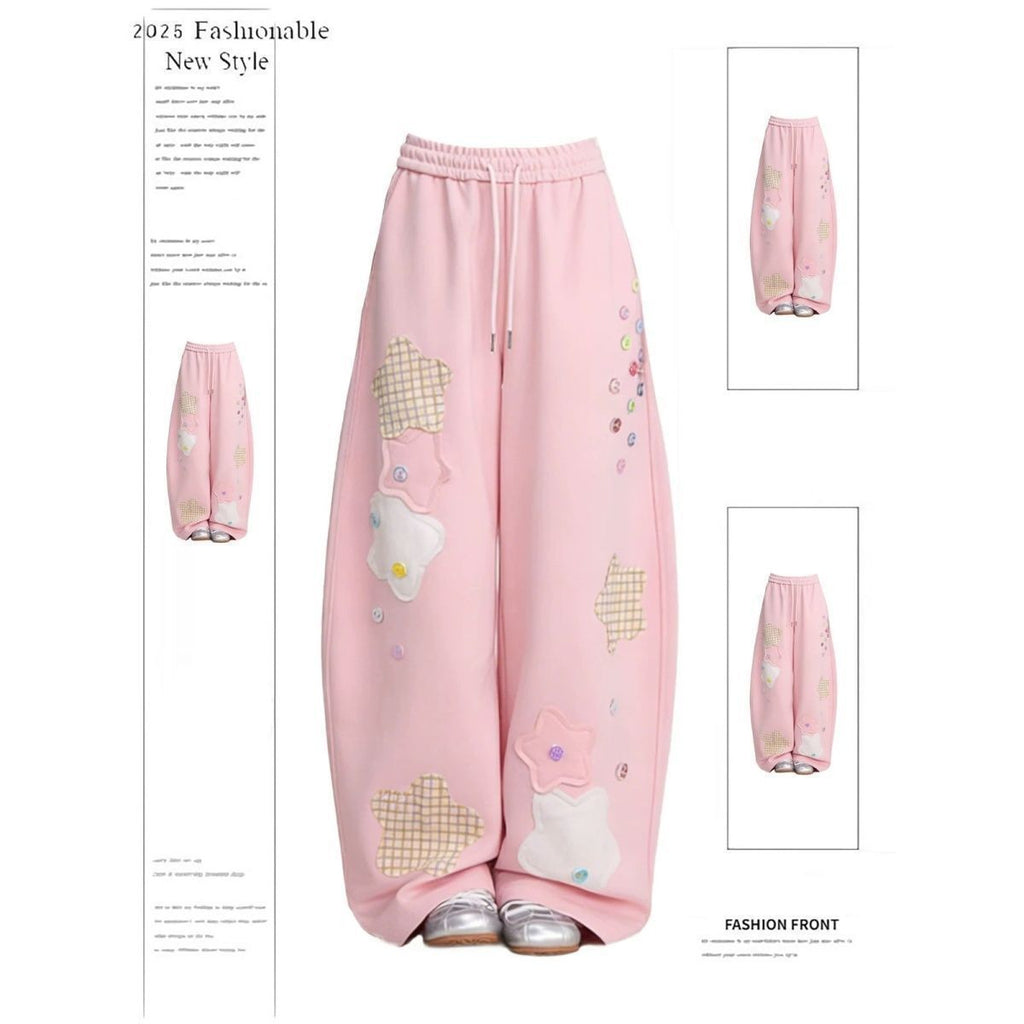 Filles Dopaminestyle Koreaninspired Wideleg Pantalons pour la saison plus ancienne