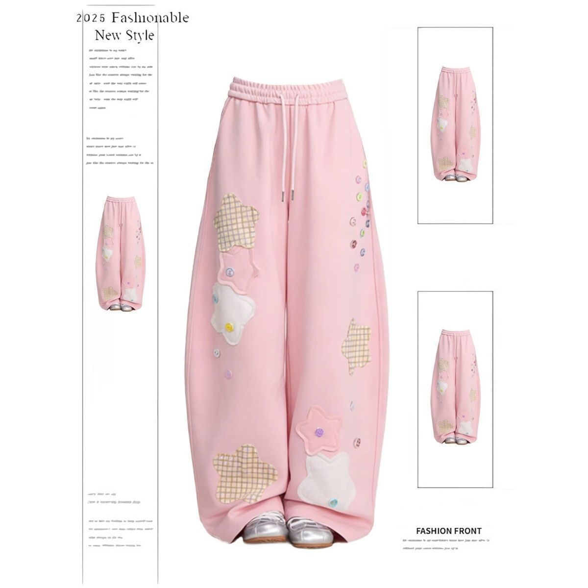 Filles Dopaminestyle Koreaninspired Wideleg Pantalons pour la saison plus ancienne