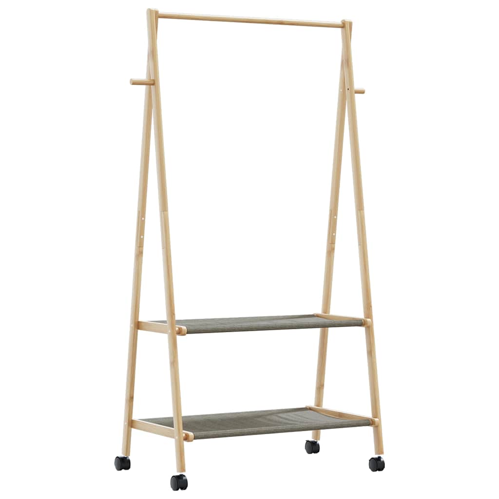 Sac de vêtements avec étagères et roues 96x45.5x155,5 cm
