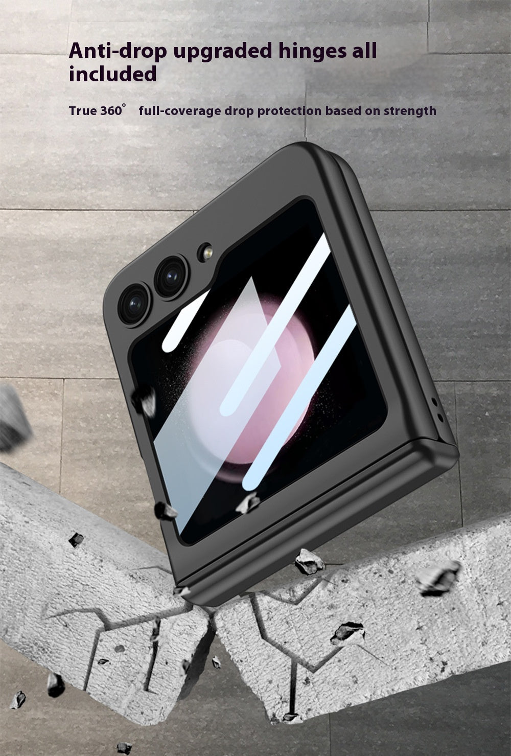 Boîtier magnétique de téléphone dur Shell