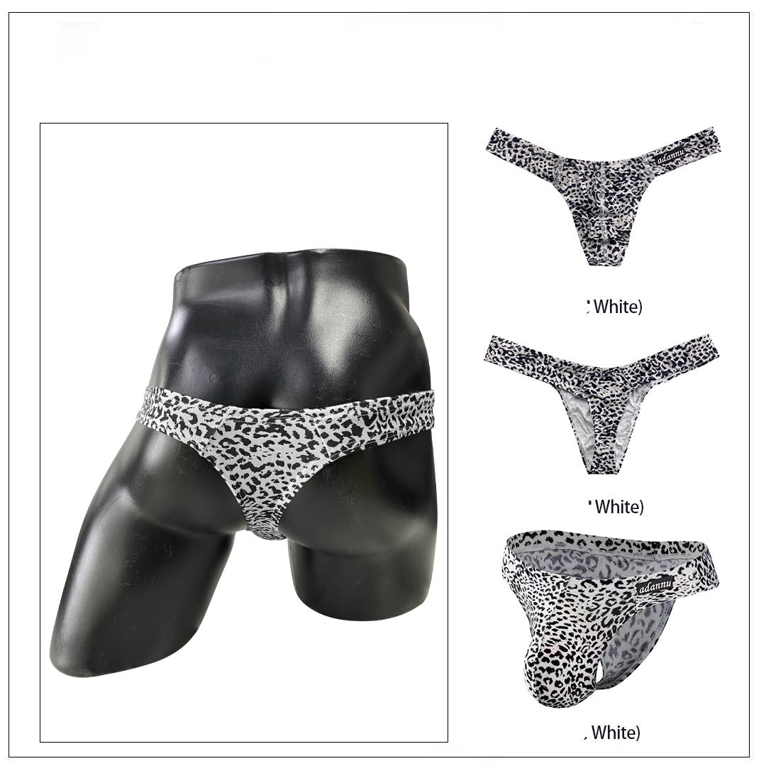 Leopard Imprimer Slips Couple's Même Sexy Low Waist