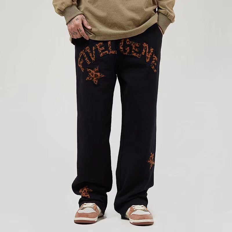 Pantalons brodés pour hommes