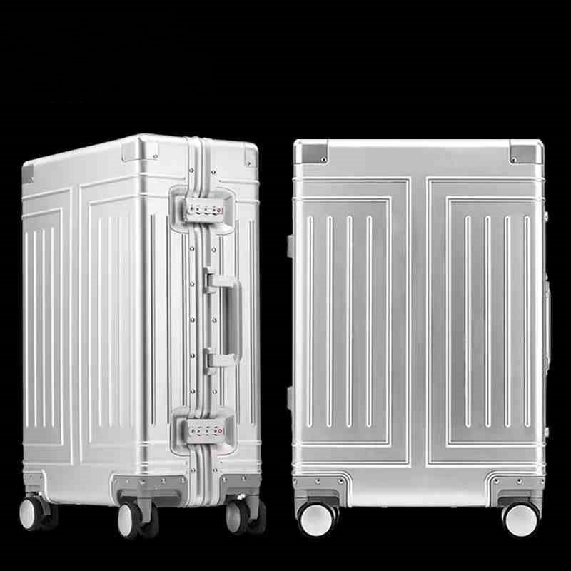 Tout haut de gamme Aluminium en alliage de magnésium Pull Rod Universal Wheel Bagage Compartiment