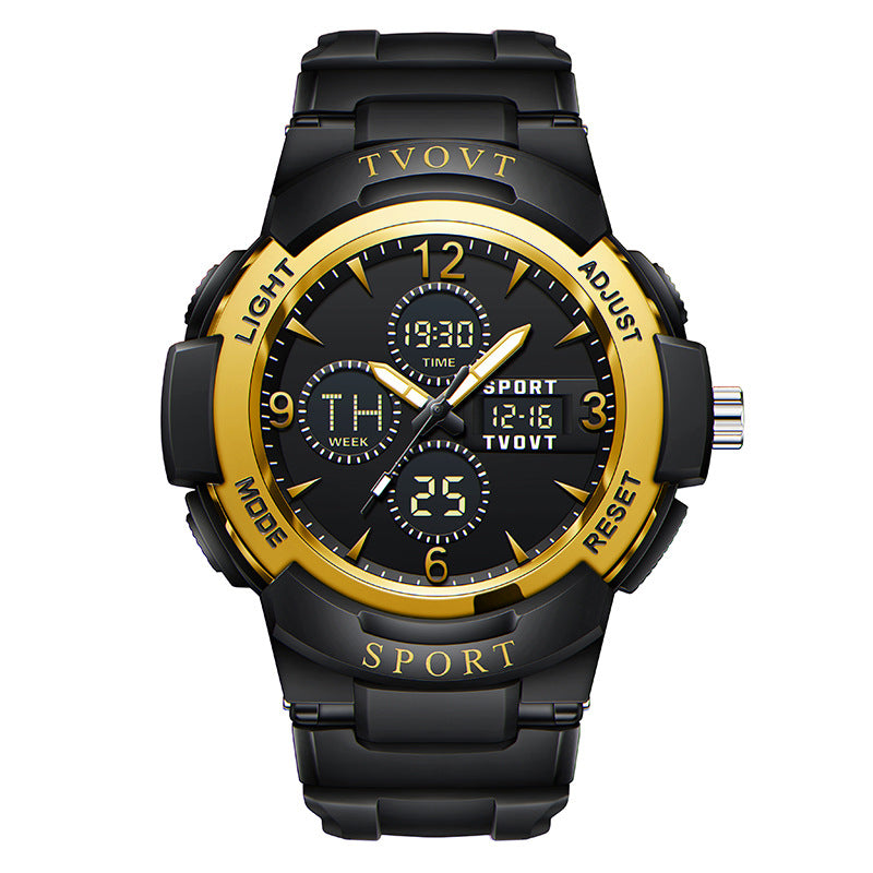 Montre électronique multifonctionnelle étanche de mode homme