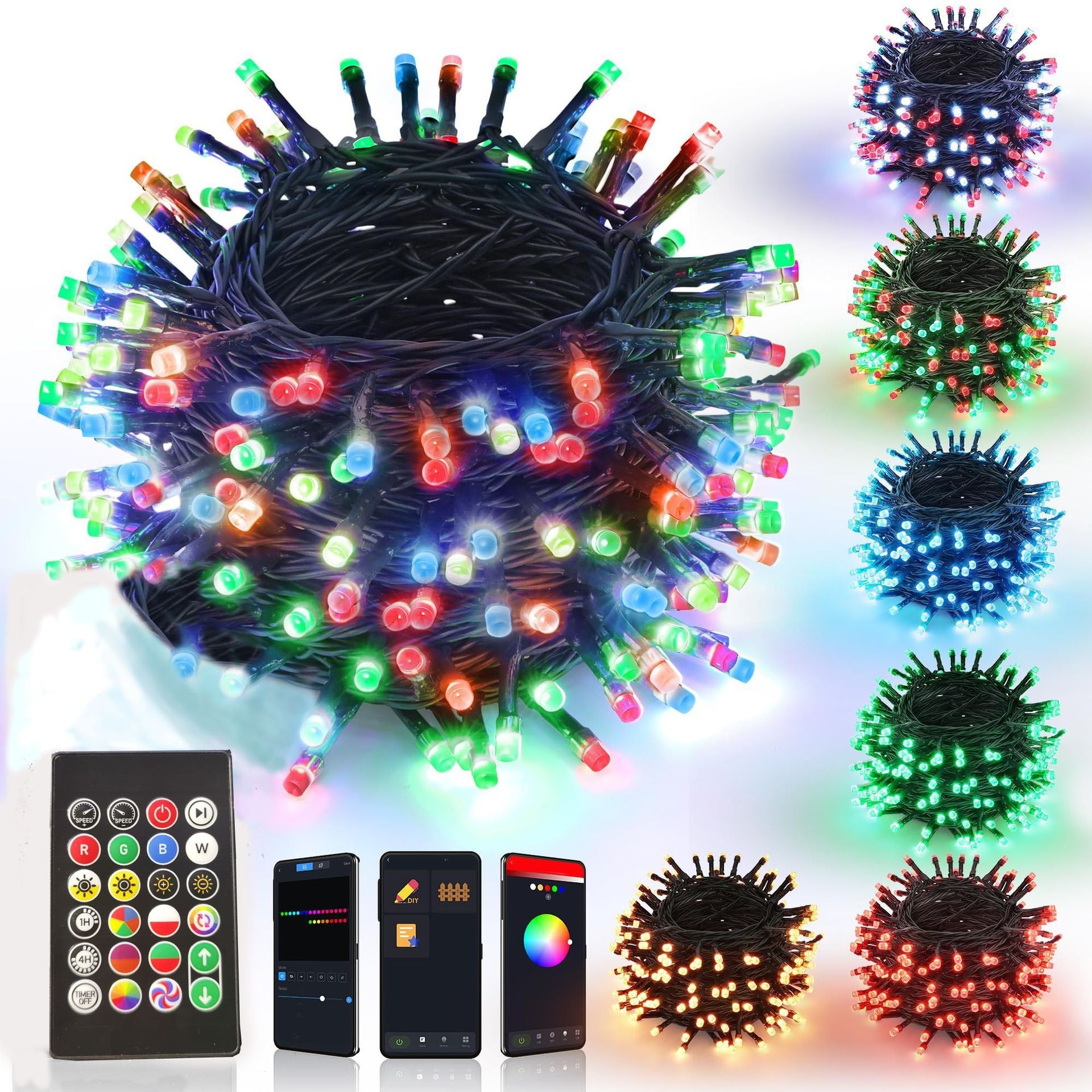 LED Atmosphère de Noël Outdoor Waterproof Chaînes solaires