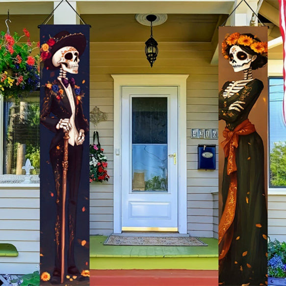 Jour des morts Decor de porc Décor Chic Skeleton couple ornements