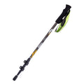 Barre de trekking pliante à trois sections télescopiques en fibre de carbone