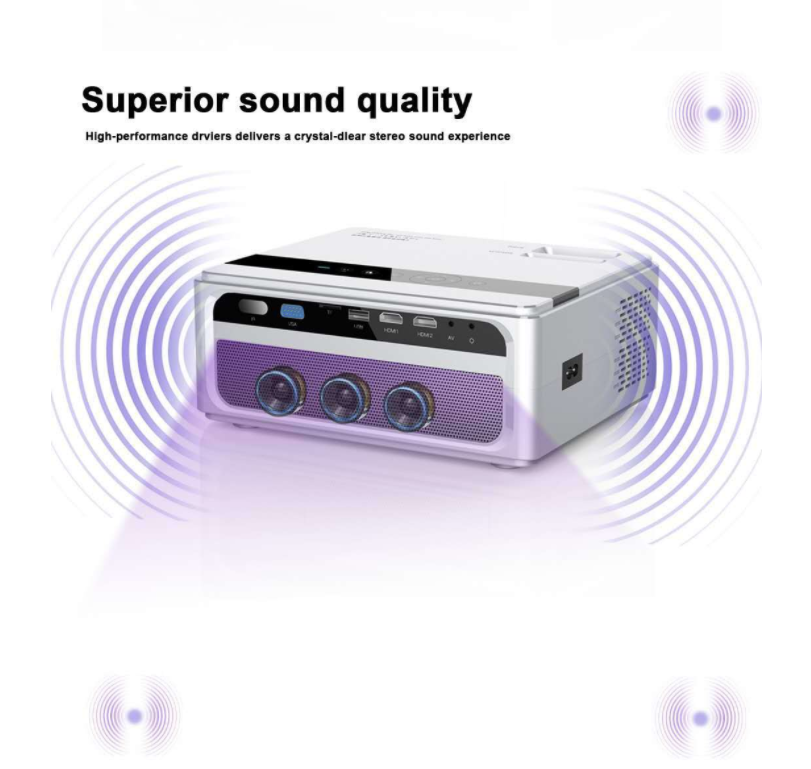 HD Bureau Mini Android Téléphone WiFi Portable Projecteur