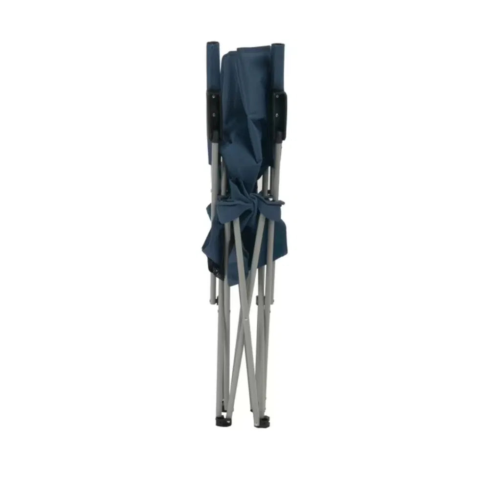 Chaise de camping avec siège en polyester durable et cadre en acier