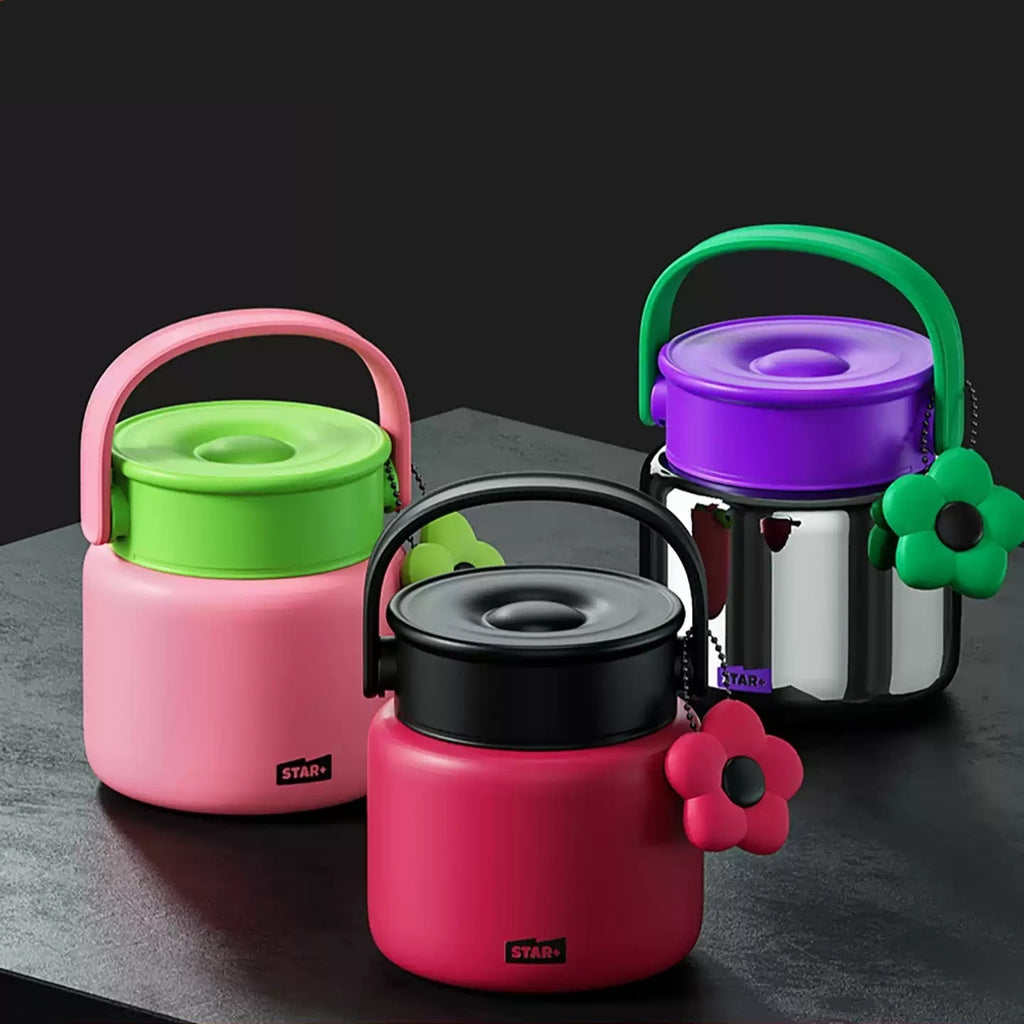 Boîte à déjeuner thermique en acier inoxydable 316L