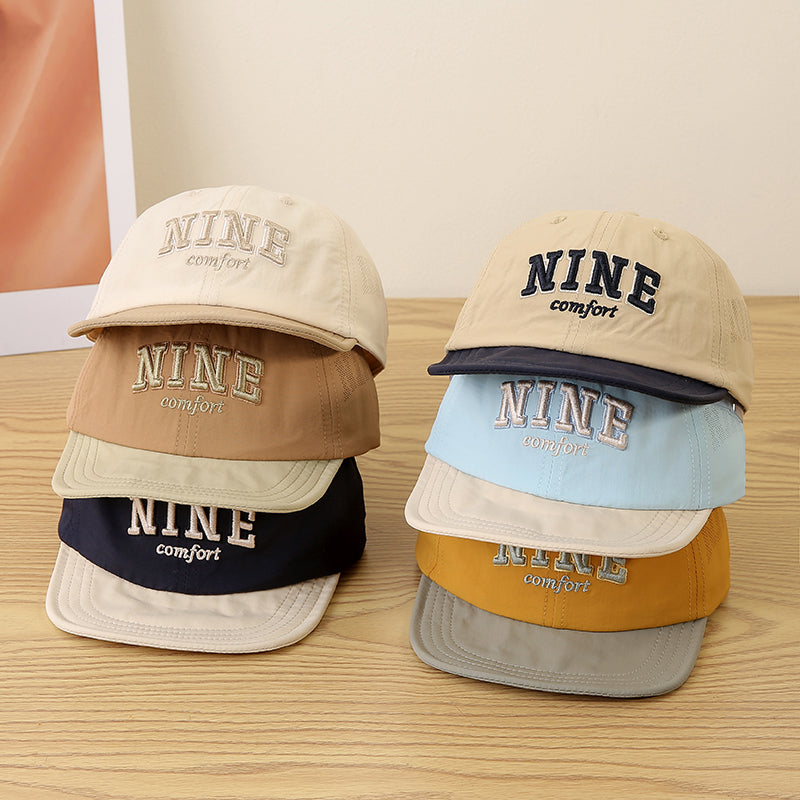 NINE brodée multicolore pour enfants Mesh respirable à séchage rapide Léger Fashionab