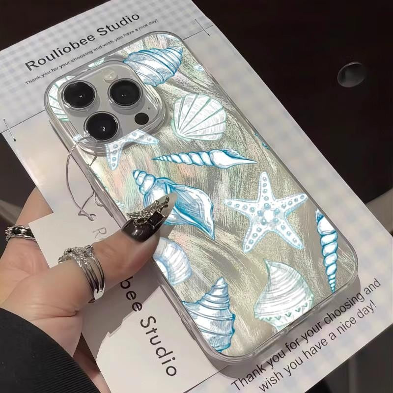 Shell Starfish Turtle Telephone Case Mode Tout compris