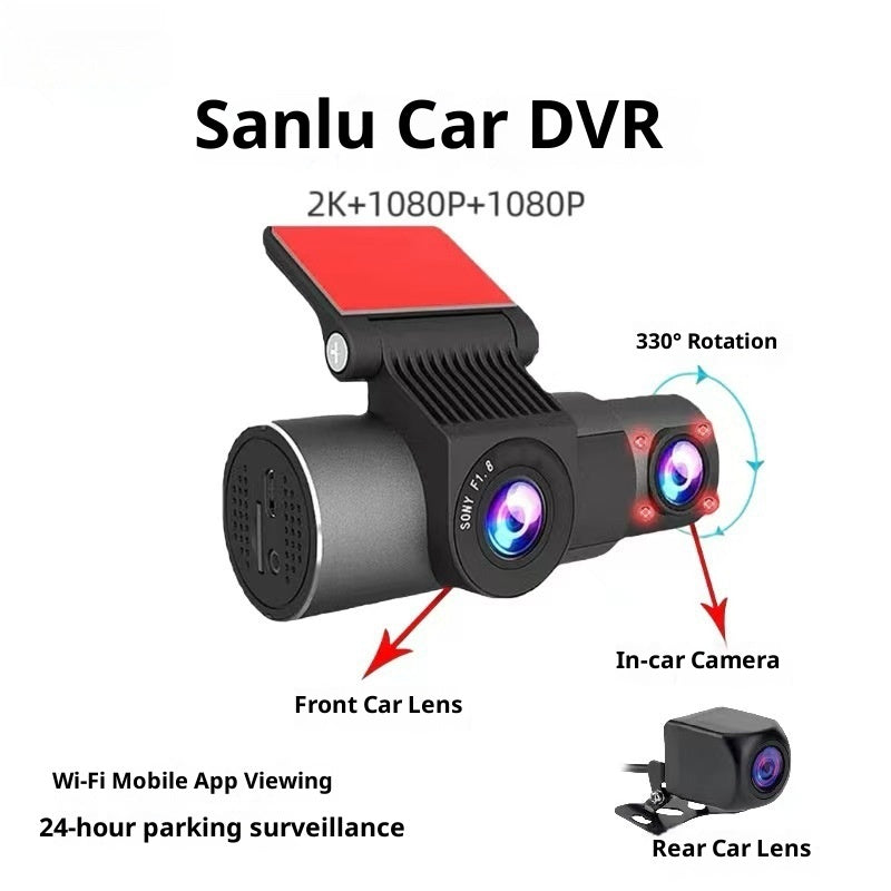 Dans la voiture Dual-lens WiFi Dash Cam