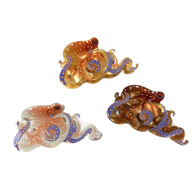 Clip marin octopus pour un élégant updo