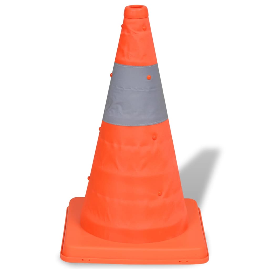 5 Pylons Cones de circulation 42 cm Cones de circulation pliables