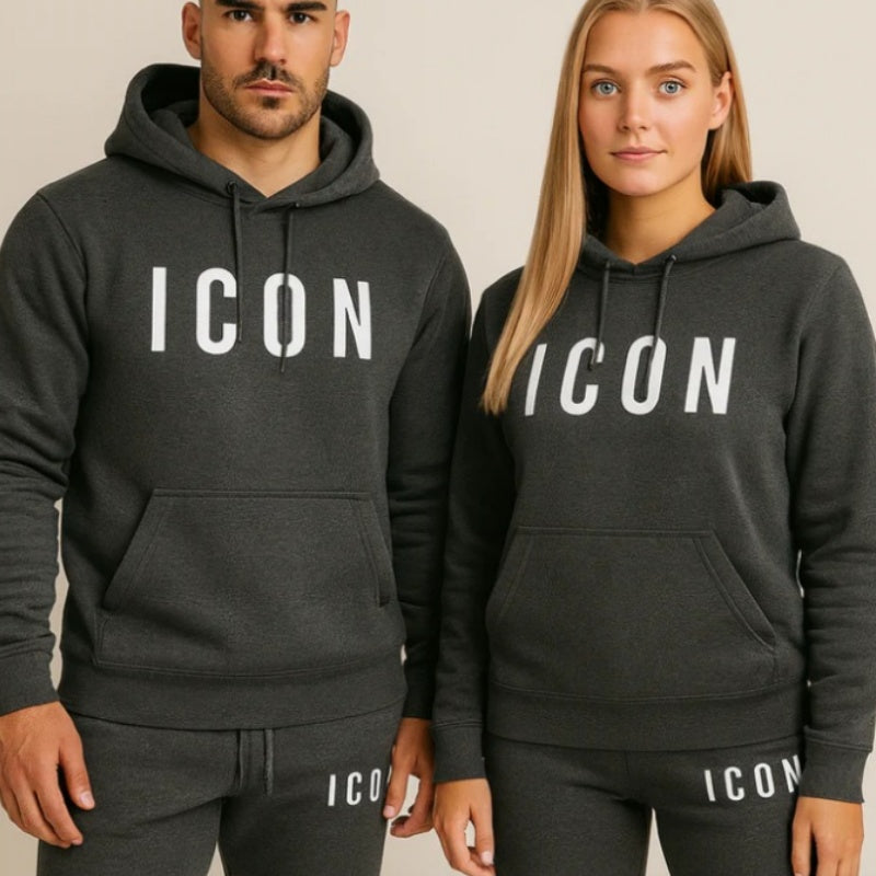 Élégant ensemble de vêtements de sport à imprimé-lettre