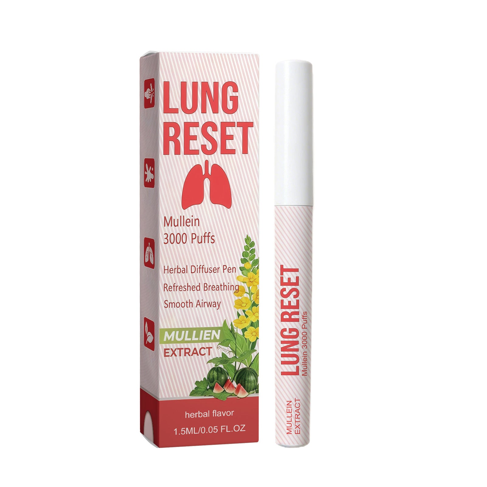 Aromathérapie Mullein Stick Inhalateur