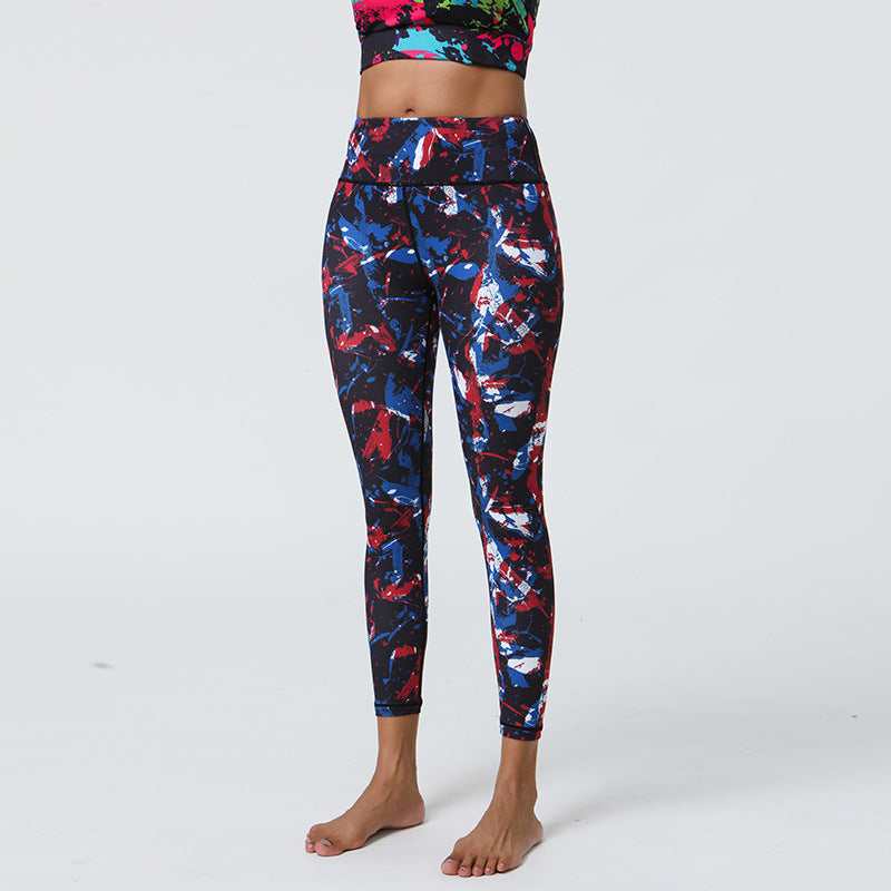 Leggings de yoga imprimés pour femmes
