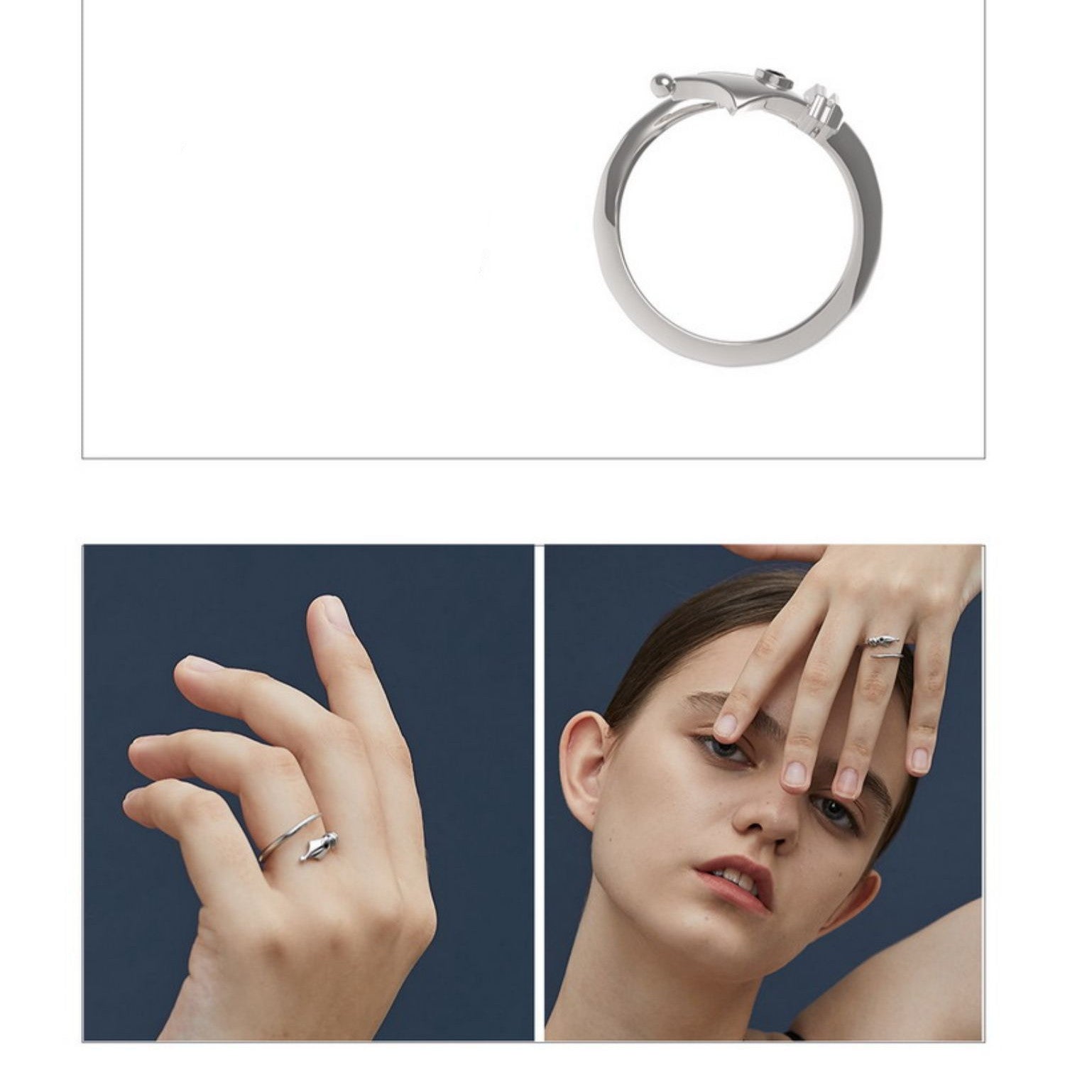Finger élégant et simple Diamond stylo pointe index