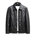 Veste en cuir mince pour hommes