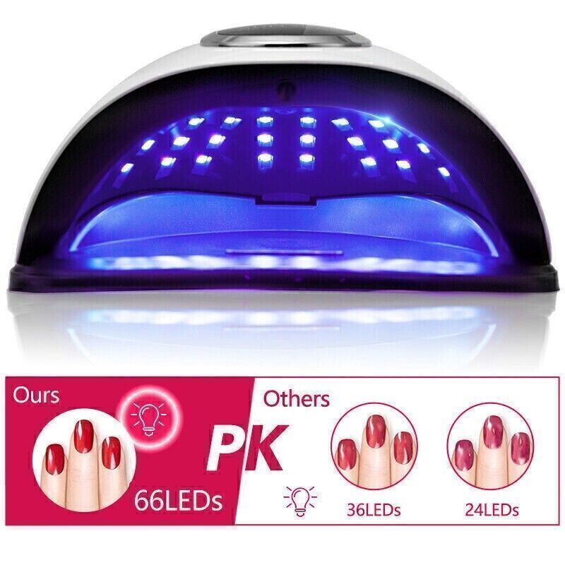 280W UV Lampe à ongles outil 66LED professionnel sécheur polonais Gel lumières acryliques