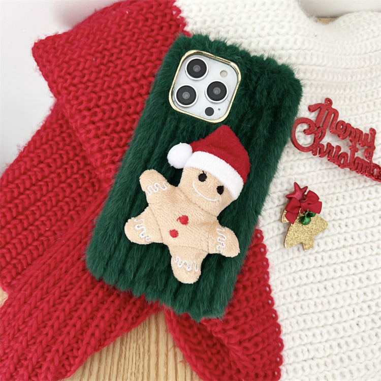 Étui de téléphone thermique en peluche