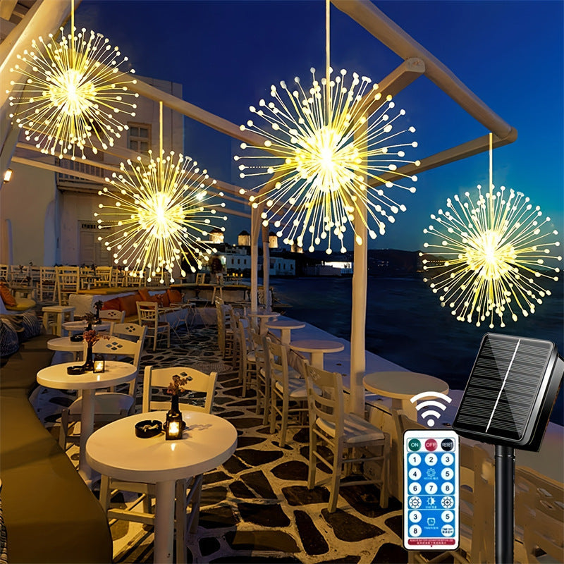Lampe de feu de suspension à LED solaire pour le camping Canopy